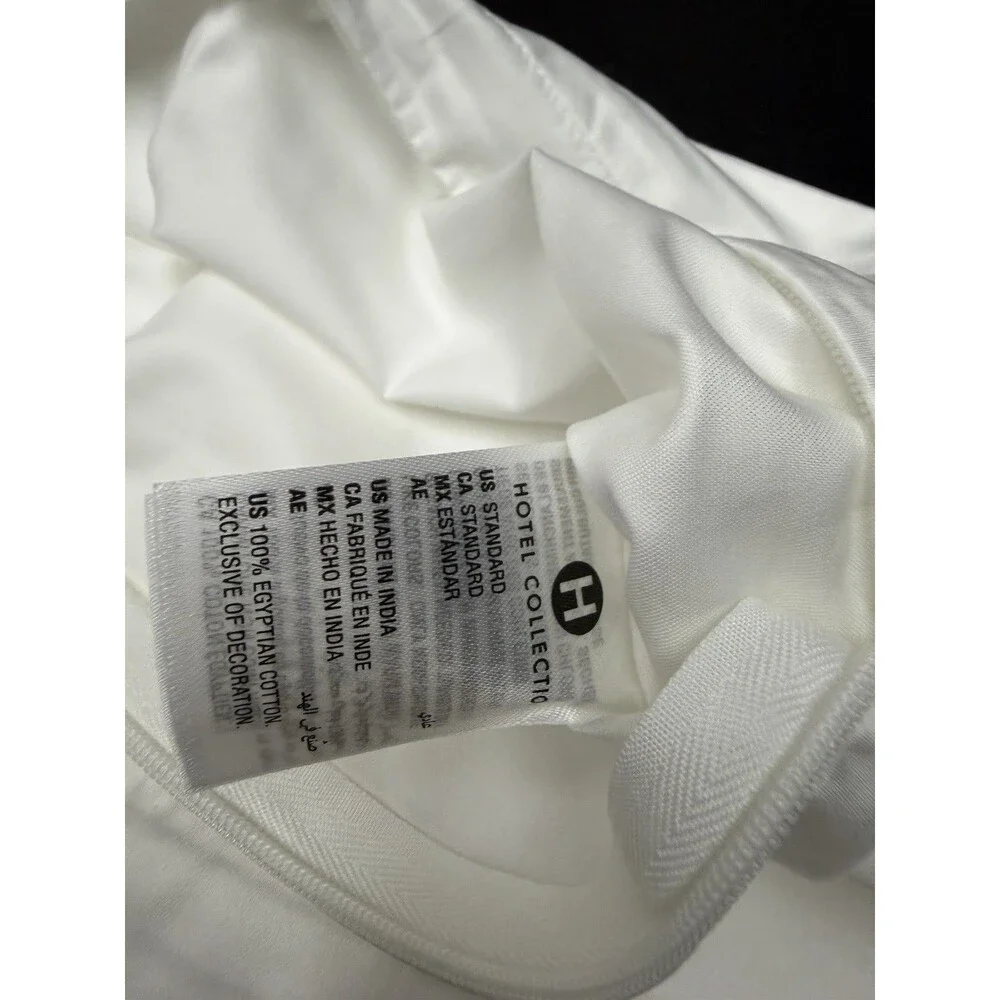 Hotel Collection 525 TC Egyptian Cotton FULL / QUEEN Duvet + 2 Shams White